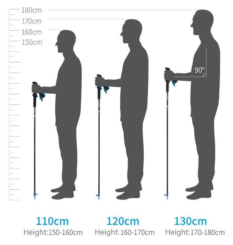Трекінгова палиця Naturehike ST08 NH18D020-Z, 120 см, бордова