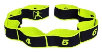 Эспандер лента EasyFit с желтыми петлями для тренировок (EASY)