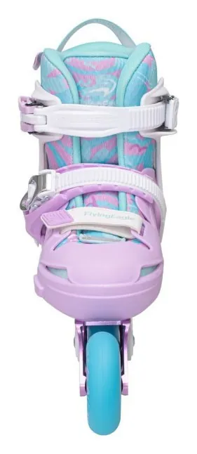 Роликовые коньки детские раздвижные Flying Eagle S5 Pro Buzz фиолетовые