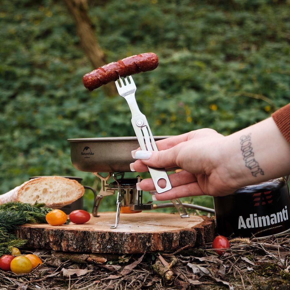 Набір столових приборів Roxon C1S 3 in1 (ложка, виделка, ніж), нержавіюча сталь, укр, укр