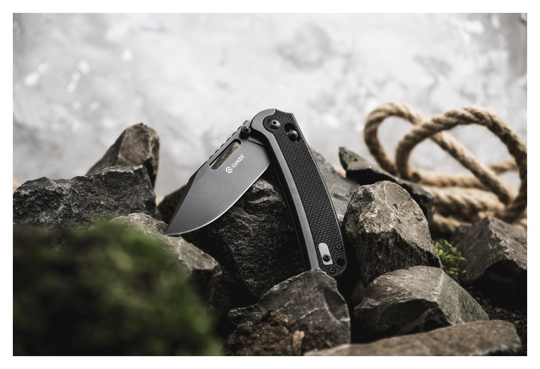 Чем складной Ganzo G768PT-BK черный клинок