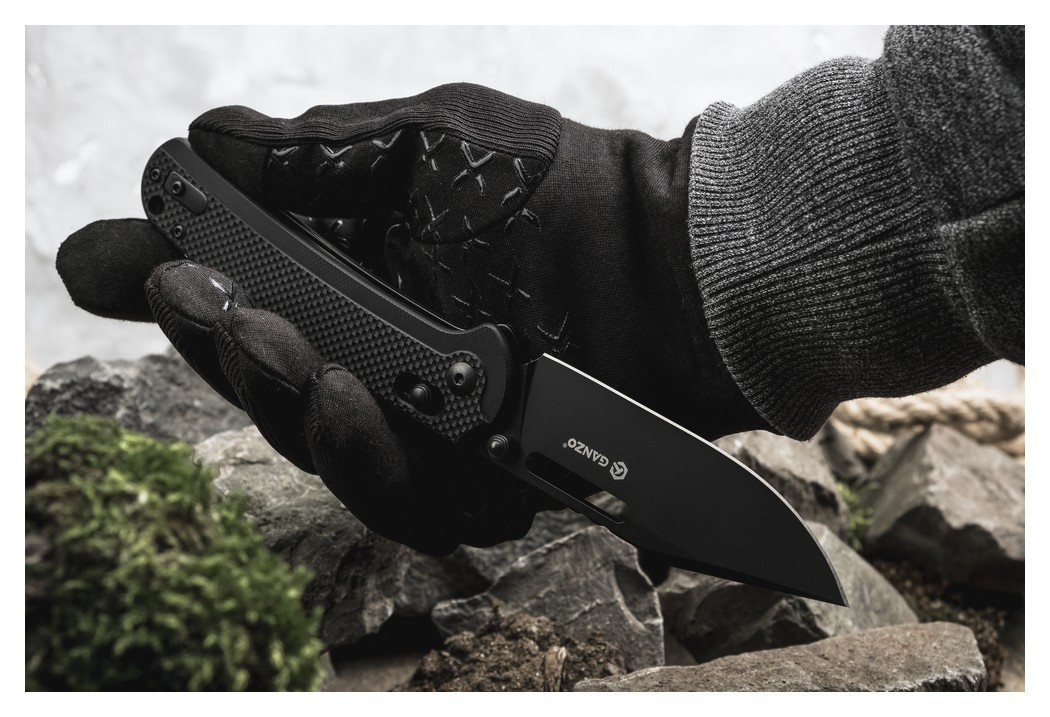 Чем складной Ganzo G768PT-BK черный клинок