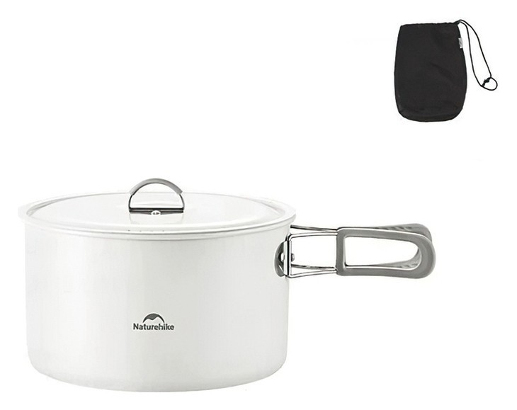 Каструля із керамічним антипригарним покриттям Naturehike CNK2450CF013, 3 л, алюміній, укр, укр