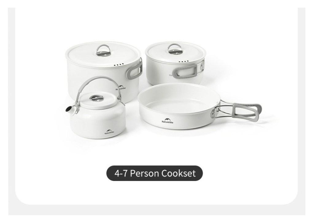 Каструля із керамічним антипригарним покриттям Naturehike CNK2450CF013, 3 л, алюміній