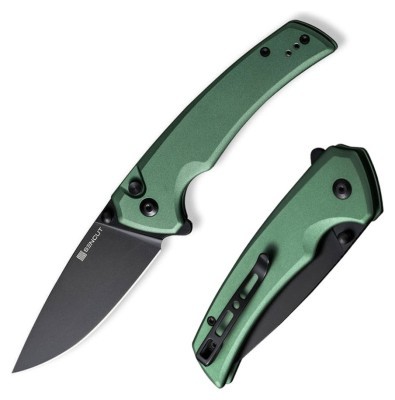 Нож складной туристический Sencut Serene, (8.8 см) D2/Aluminum зеленый