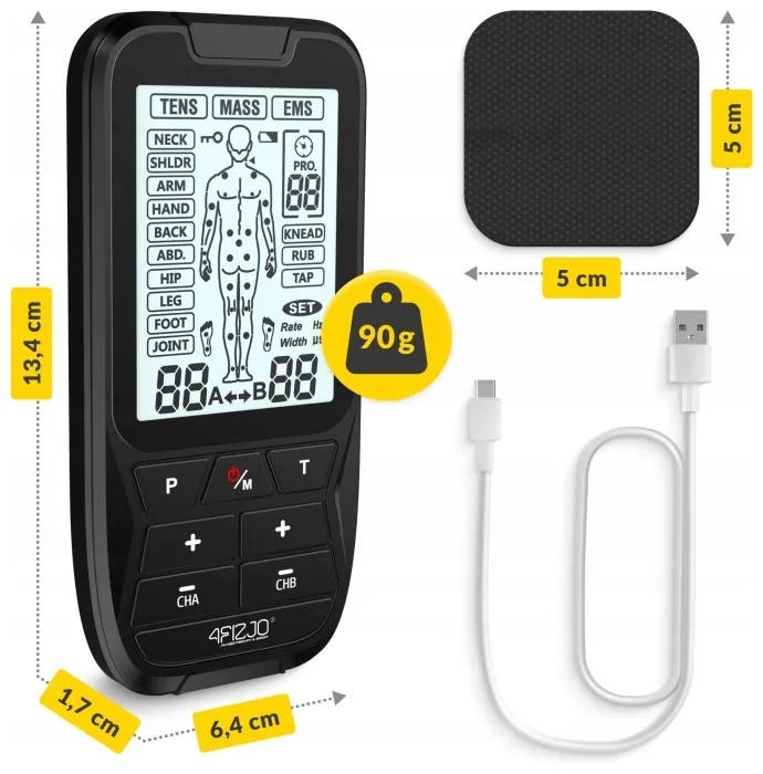 Аппарат для электростимуляции мышц 4FIZJO Combo LITE 3 в 1 (P-5905973401487)