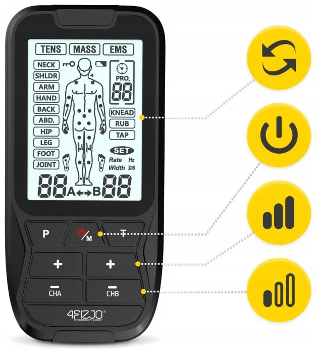 Аппарат для электростимуляции мышц 4FIZJO Combo LITE 3 в 1 (P-5905973401487)