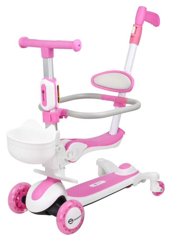 самокат Maraton 3in1 I Candy (Розовый), укр, укр