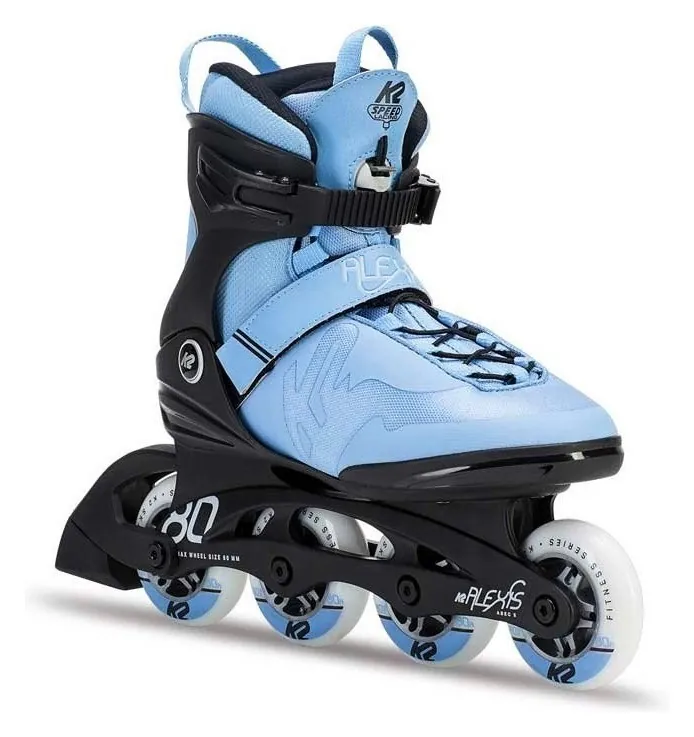 Роликові коньки для дорослих K2 ALEXIS 80 PRO W 36.5 (6.5US) 235мм Light blue/black (30C0817.1.1) (265мм)