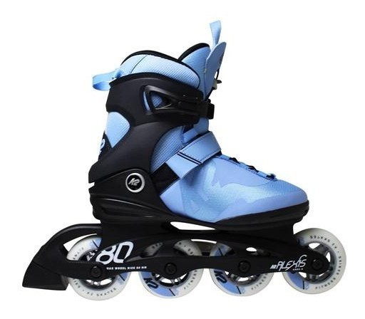 Роликовые коньки для взрослых K2 ALEXIS 80 PRO W 36.5 (6.5US) 235мм Light blue/black (30C0817.1.1)