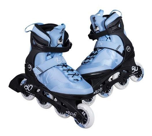 Роликовые коньки для взрослых K2 ALEXIS 80 PRO W 36.5 (6.5US) 235мм Light blue/black (30C0817.1.1)