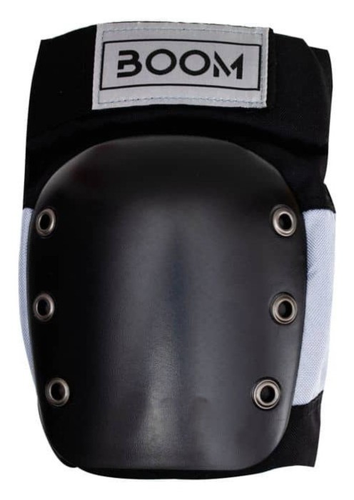 Захист для колін Boom Solid Black/Silver M