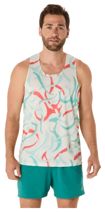 Майка для бега Asics (2011D091) ROAD ALL OVER PRINT SINGLET 2025