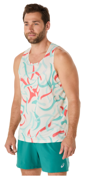 Майка для бега Asics (2011D091) ROAD ALL OVER PRINT SINGLET 2025