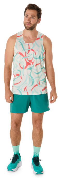 Майка для бега Asics (2011D091) ROAD ALL OVER PRINT SINGLET 2025