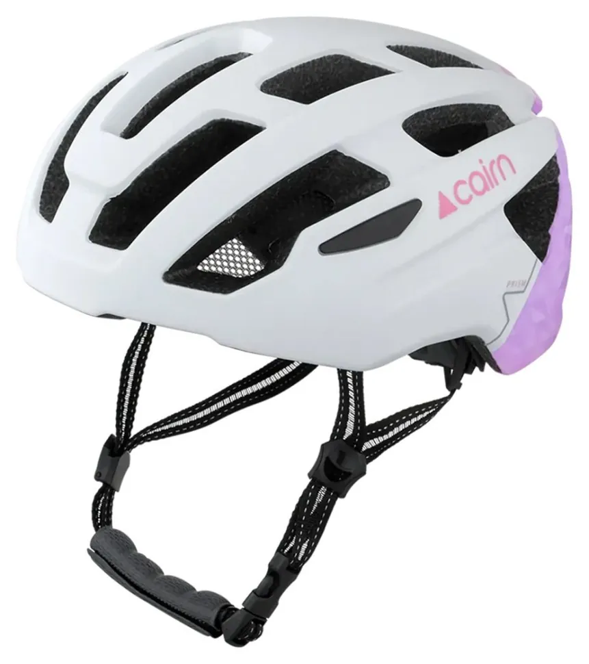 Cairn велошлем Prism Jr II mat white-pink 48-52 (48-52)