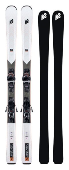 Лежи горные комплект K2 ANTHEM 76X W+ER3 10 COMPACT QKCLK 142см White/black (10E0406.243.1+10E1011.143.1)