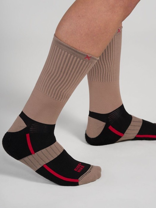 Носки Spiuk All Terrain Gravel коричневые р 38-42.