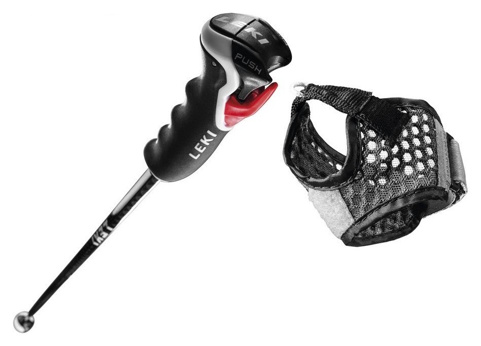 Палки для горных лыж Leki CARBON HX 3D 120см Black/white/dark anthracite (65068011-WRH)