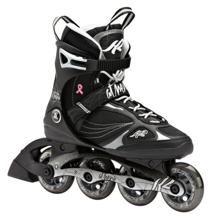 Роликові коньки для дорослих K2 ATHENA W 40 (9.0US) 260мм Black/white (3040102) O, укр, укр