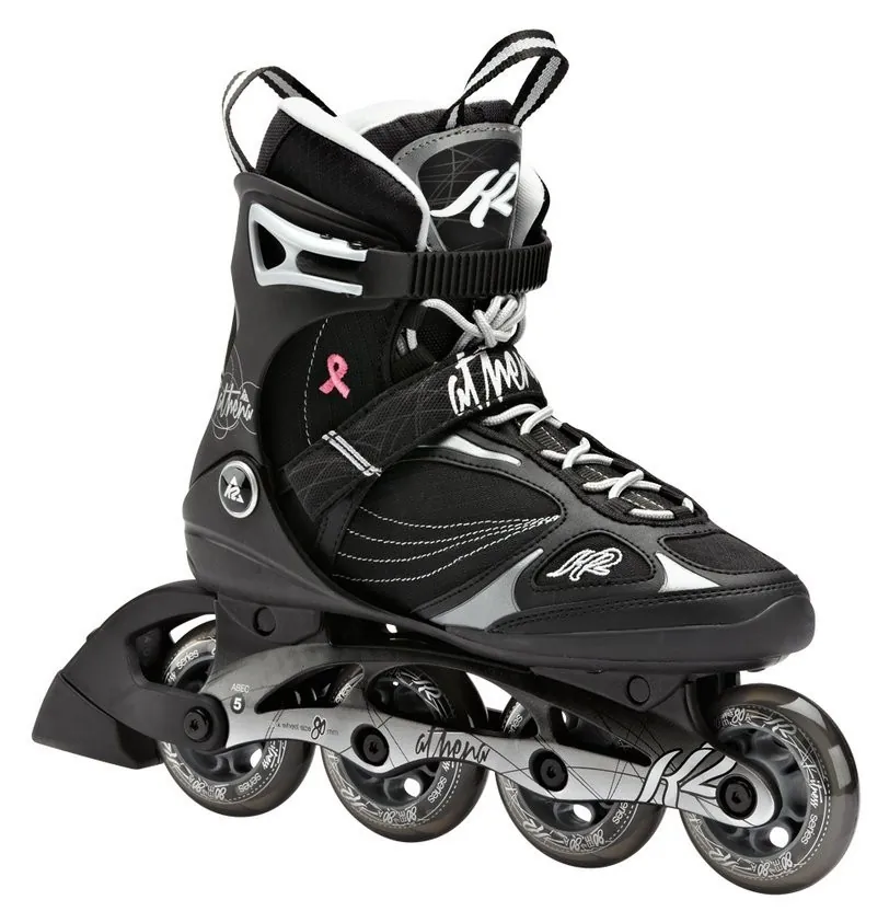 Роликові коньки для дорослих K2 ATHENA W 40 (9.0US) 260мм Black/white (3040102) O (255мм)