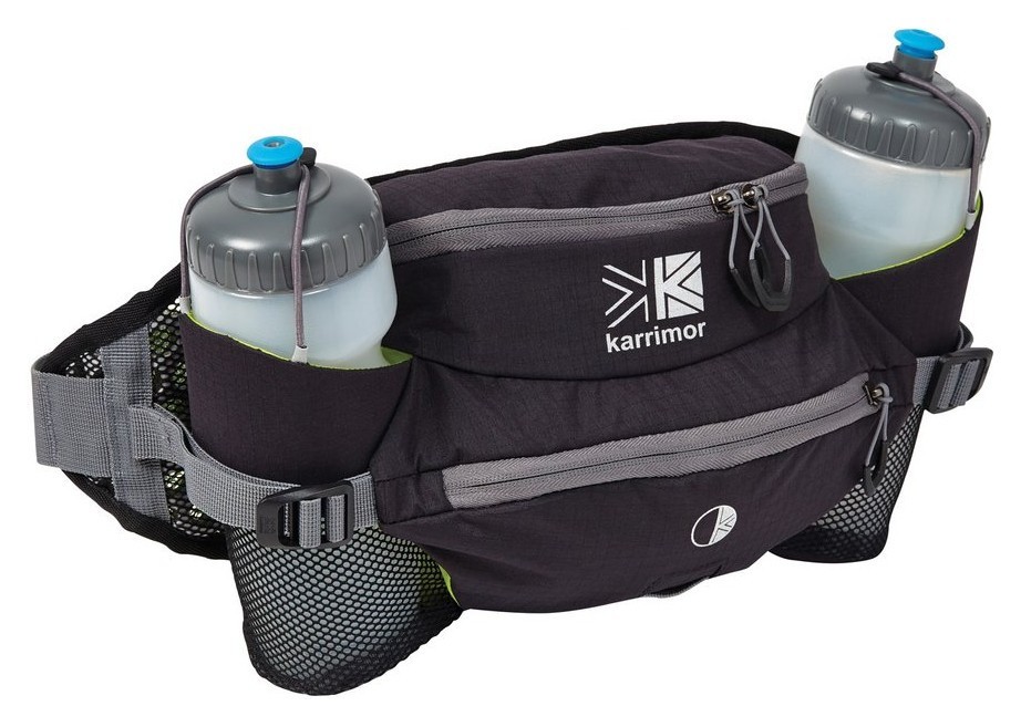 Сумка на пояс Karrimor RAID 5 (INC BOTTLES) Black/grey (KR15005-BKG 5), укр, укр