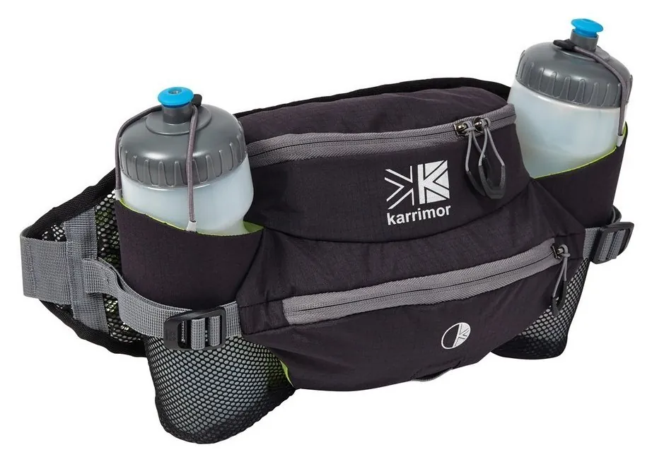 Сумка на пояс Karrimor RAID 5 (INC BOTTLES) Black/grey (KR15005-BKG 5) (Сірий із чорним)
