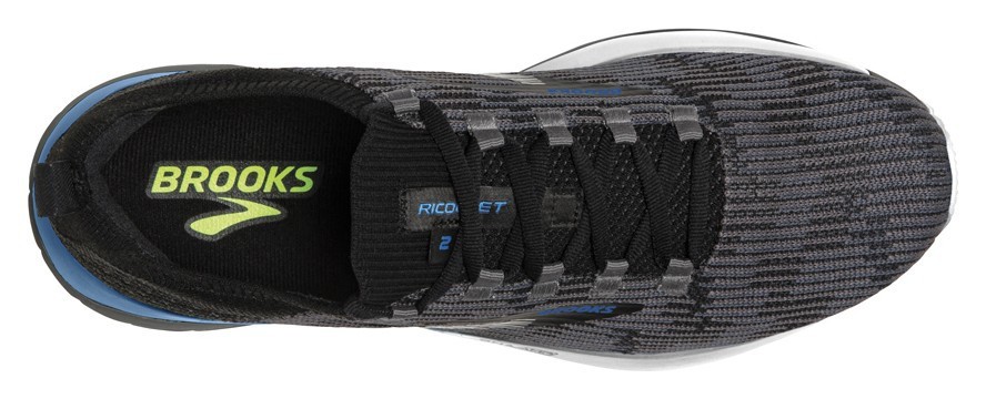 Кросівки чоловічі Brooks RICOCHET 2 M 42 (8.5US) Black/grey/blue (1103151D053)