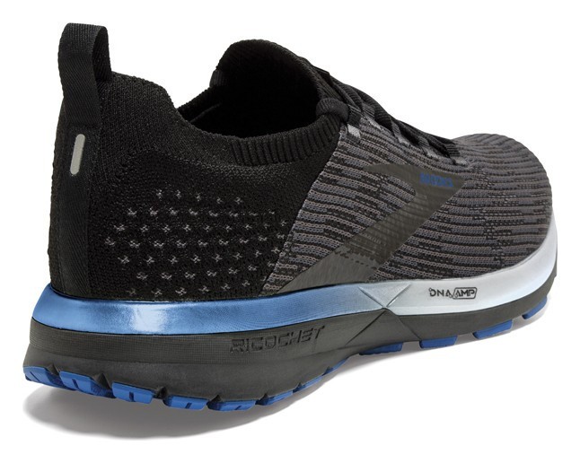 Кросівки чоловічі Brooks RICOCHET 2 M 42 (8.5US) Black/grey/blue (1103151D053), укр, укр