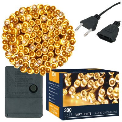 Гирлянда Springos 20 м 300 LED 8 режимов CL0336 Warm White
