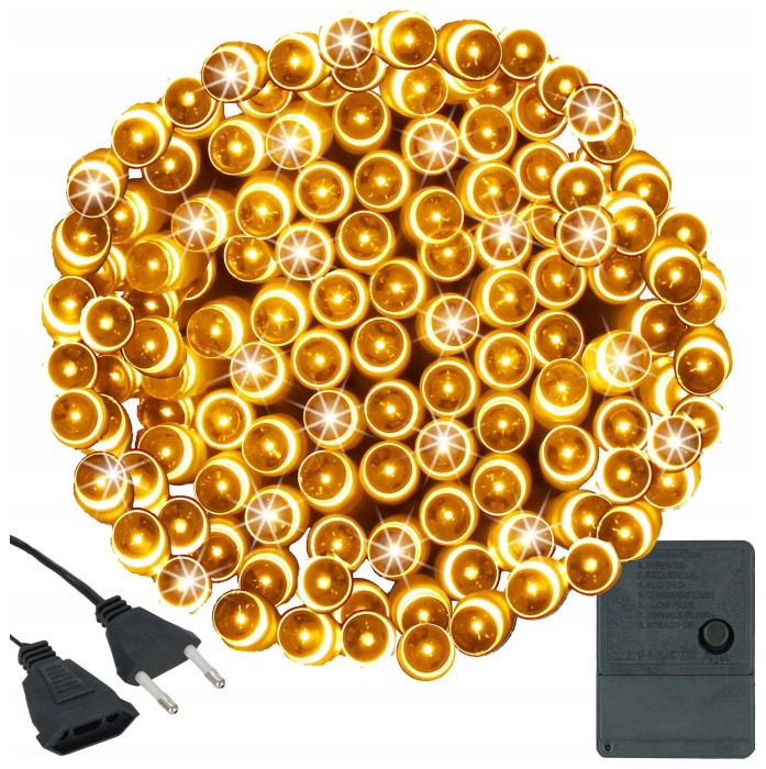 Гирлянда Springos 20 м 300 LED 8 режимов CL0336 Warm White