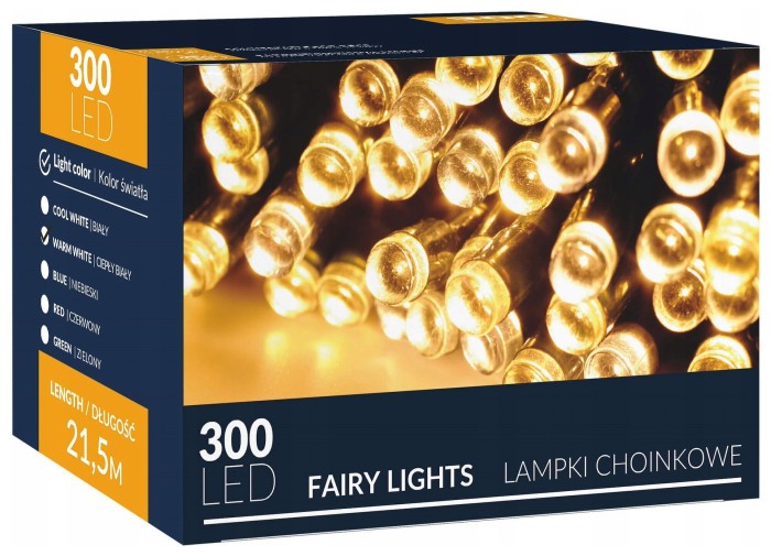Гирлянда Springos 20 м 300 LED 8 режимов CL0336 Warm White