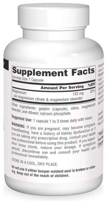 Magnesium Citrate 133mg - 90 caps