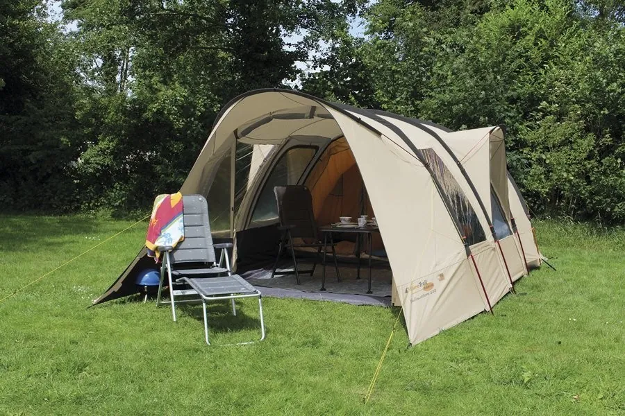 Намет туристичний Eurotrail YELLOWSTONE 360 BTC-RS 2700 Beige (ETTE0961) (720 x 360 x 205 280 x 360)