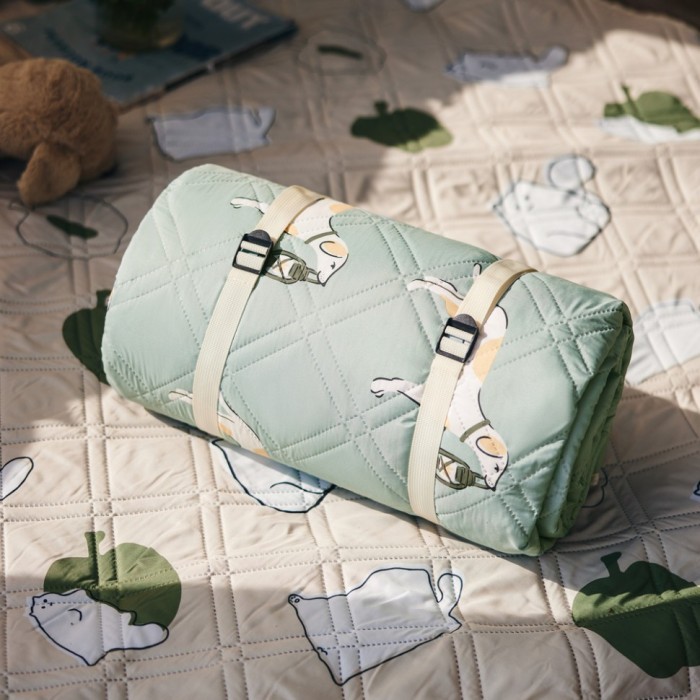 Килимок для пікніка Naturehike CNK2350WS010 210*240 см, блакитний із принтом, укр, укр