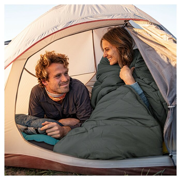 Спальный мешок Naturehike F150 NH22MSD05, правый, графит