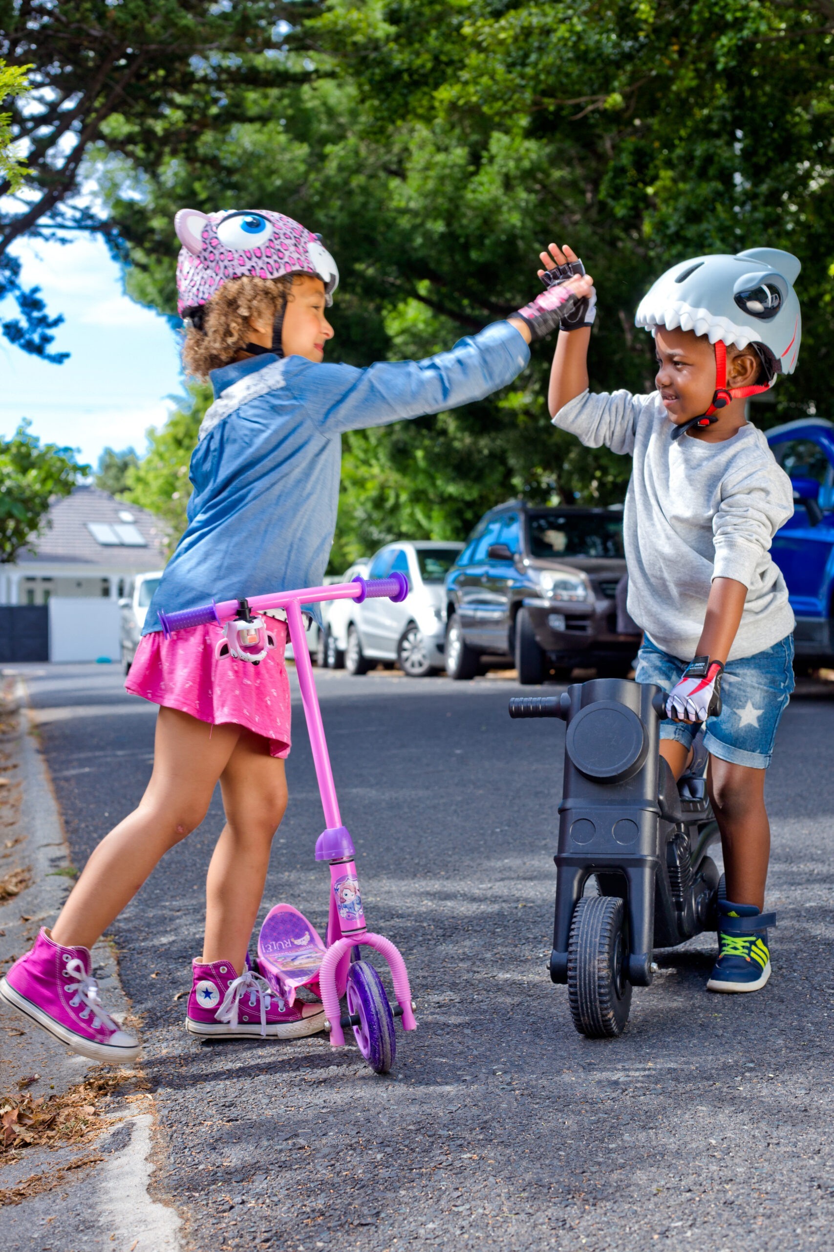 Шолом Crazy Safety Pink Leopard, укр, укр