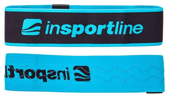 Стрічка-еспандер для вправ inSPORTline Hiplop M чорно-синя
