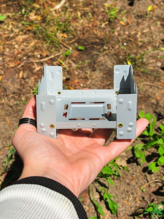 Твердотопливная горелка BaseCamp Pocket Stove с набором сухого горючего, 4 таблетки