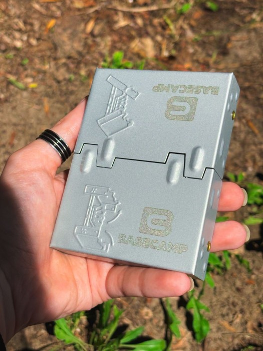 Твердотопливная горелка BaseCamp Pocket Stove с набором сухого горючего, 4 таблетки