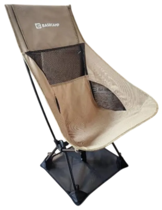 Кресло кемпинговое BaseCamp Compact L, 56х65х85см, Khaki/Black