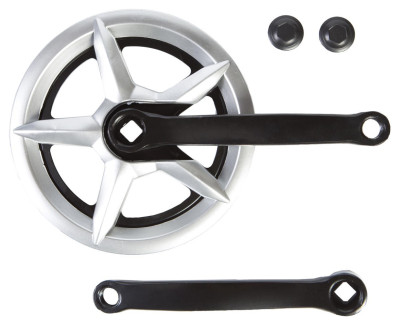 Шатун Сталь L165мм 40T под квадрат HX HX-E-AM039 черный