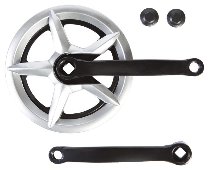 Шатун Сталь L165мм 40T под квадрат HX HX-E-AM039 черный