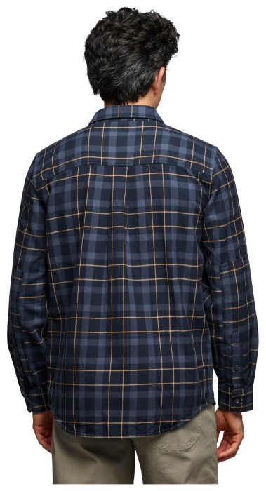 Рубашка мужская Black Diamond M Project Twill LS Shirt, Charcoal/Black, S