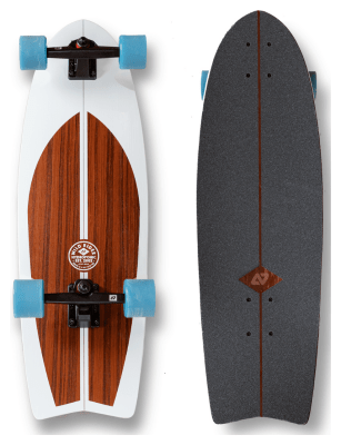 Hydroponic Fish Surf Skate 31,5" серфскейт - Classic 2.0 White/Brown