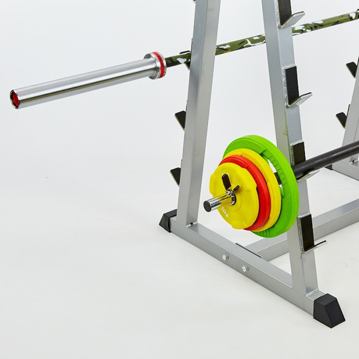 Підставка (стійка) для штанг Zelart TA-8216 (метал, р-р 90х85х127см), укр, укр