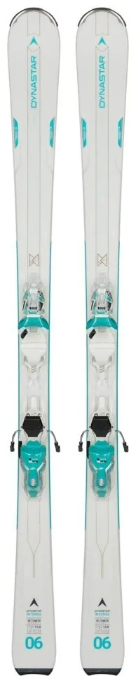 Лижі гірські (комплект) Dynastar INTENSE 6+XPRESS W 10 151см White/turquoise (DAHD802+FCHD029) (151 см turquoise, white)