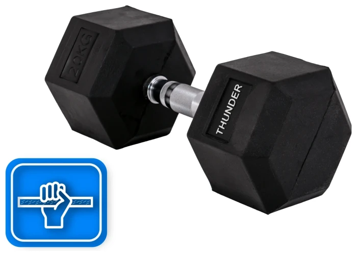Гантель шестигранна THUNDER 20 кг