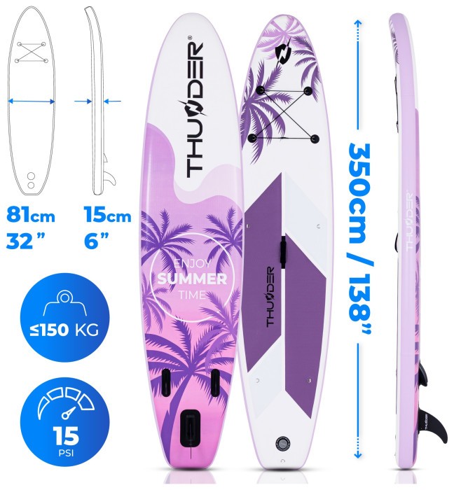 Надувна SUP дошка (Сапборд) THUNDER SOLA 350