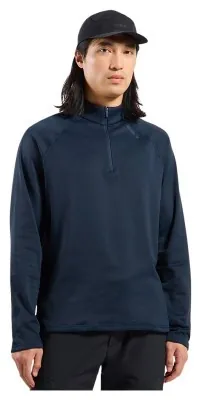 Odlo реглан флісовий Essential Warm 1/2 dark sapphire L